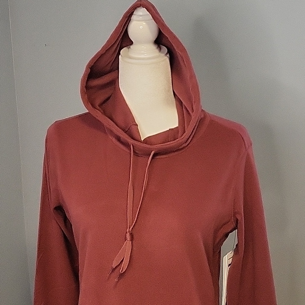 RBX Soft Lightweight Stretchy Pocket Scuba Hoodie with Thumbholes Size S - Picture 4 of 10